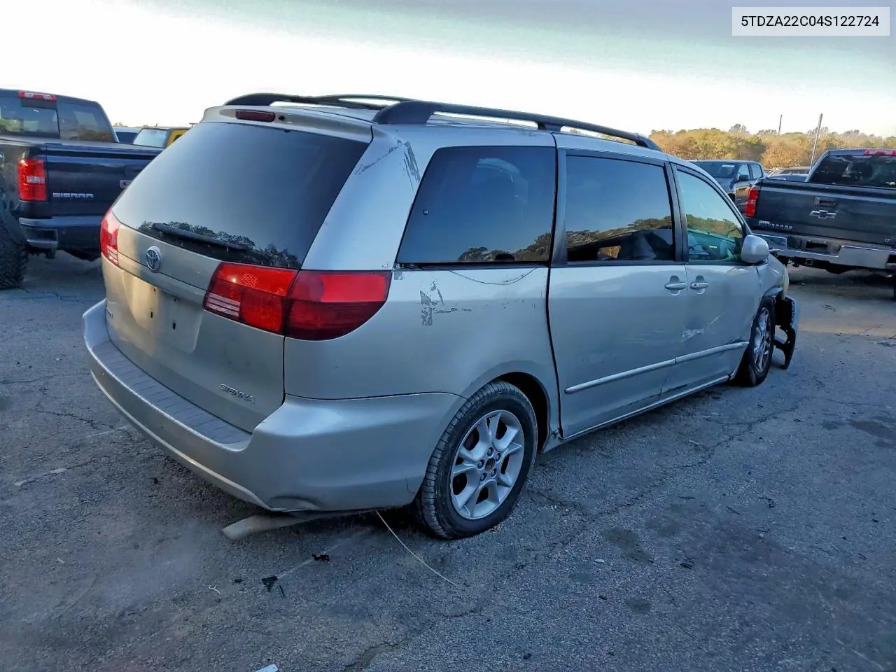 5TDZA22C04S122724 2004 Toyota Sienna Xle