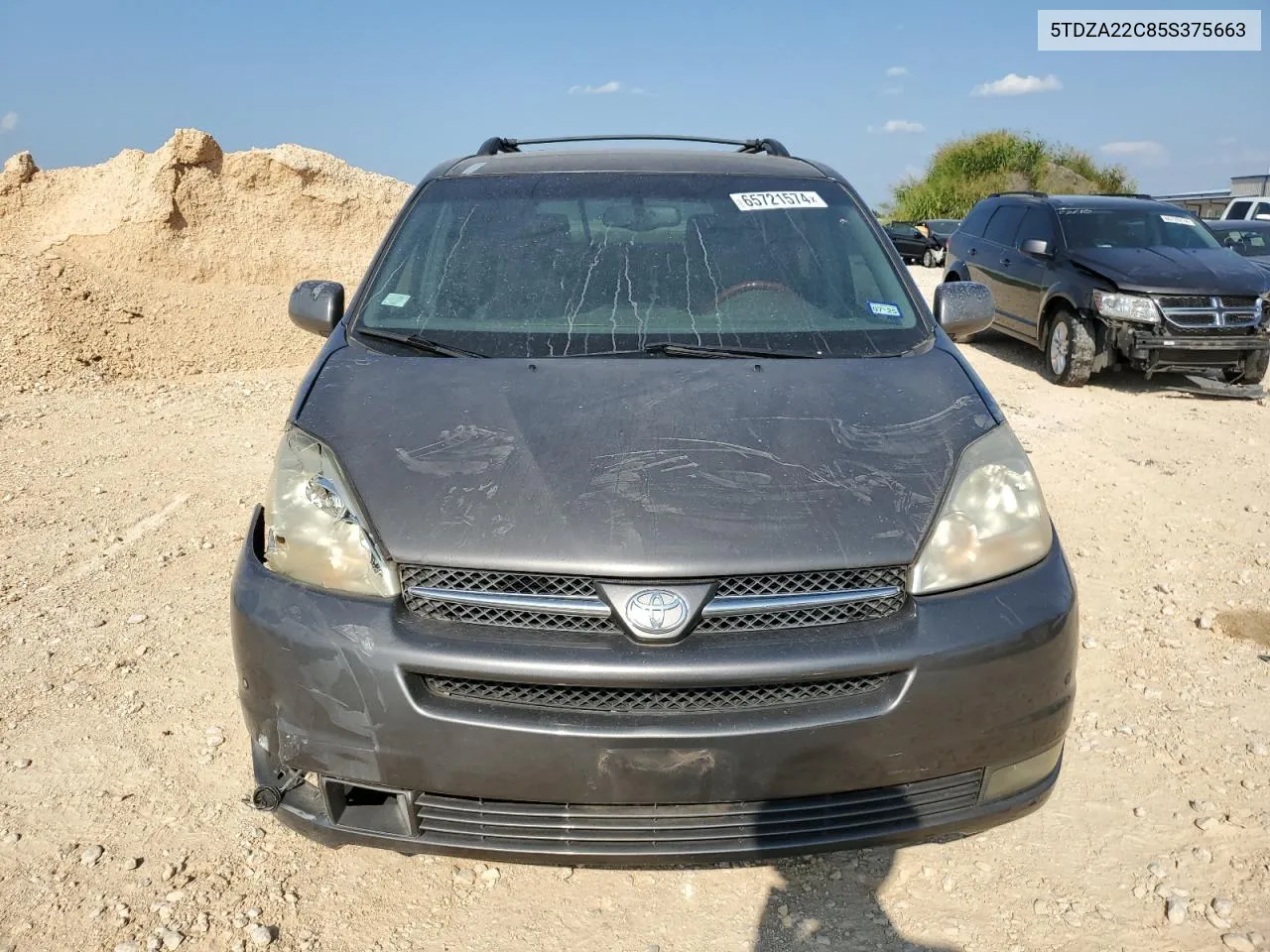 2005 Toyota Sienna Xle VIN: 5TDZA22C85S375663 Lot: 65721574