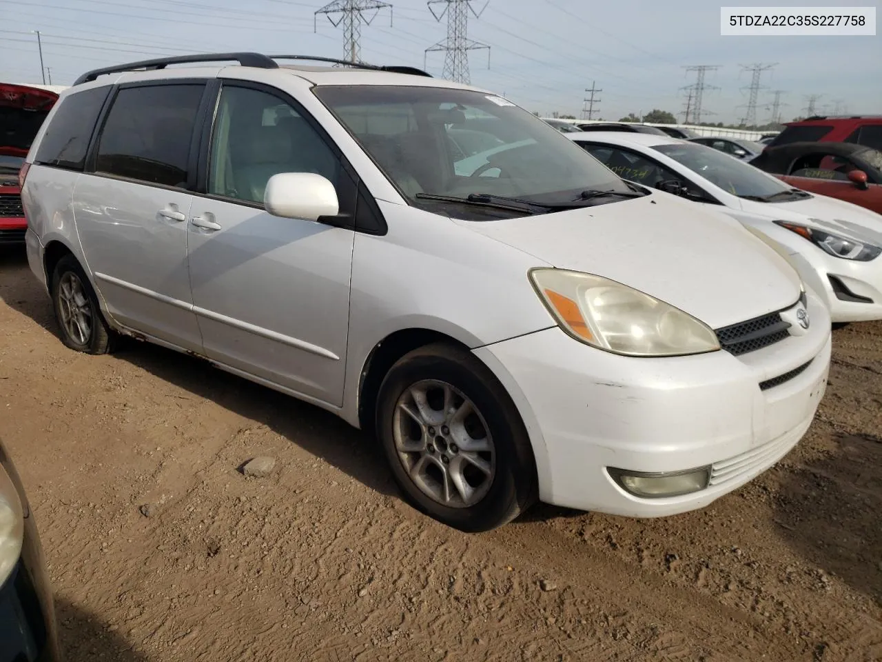 2005 Toyota Sienna Xle VIN: 5TDZA22C35S227758 Lot: 71169644