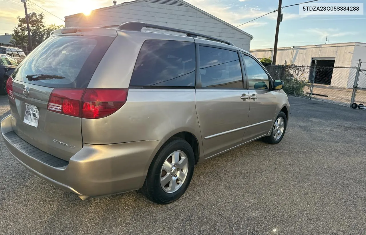 5TDZA23C05S384288 2005 Toyota Sienna Ce