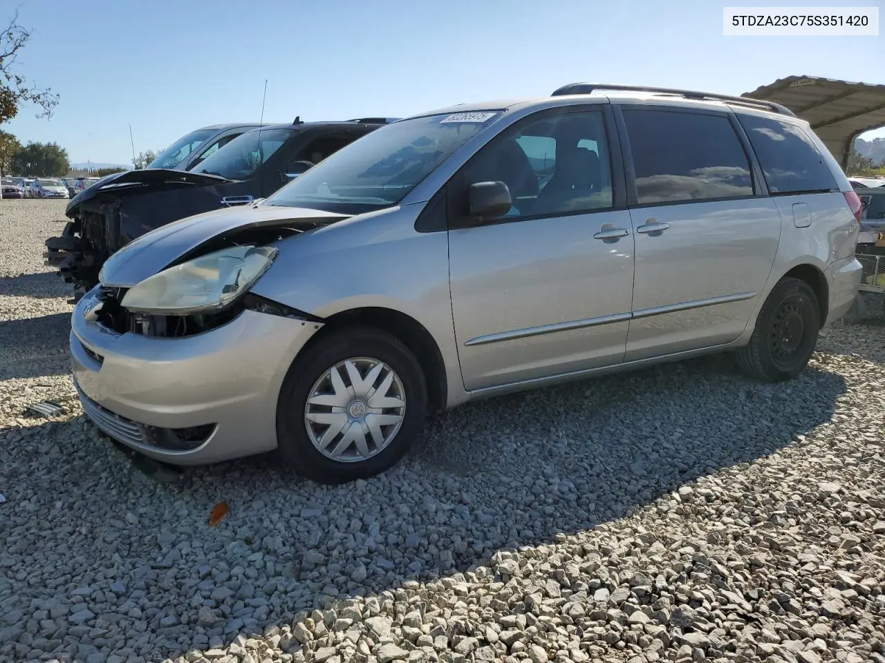 5TDZA23C75S351420 2005 Toyota Sienna Ce