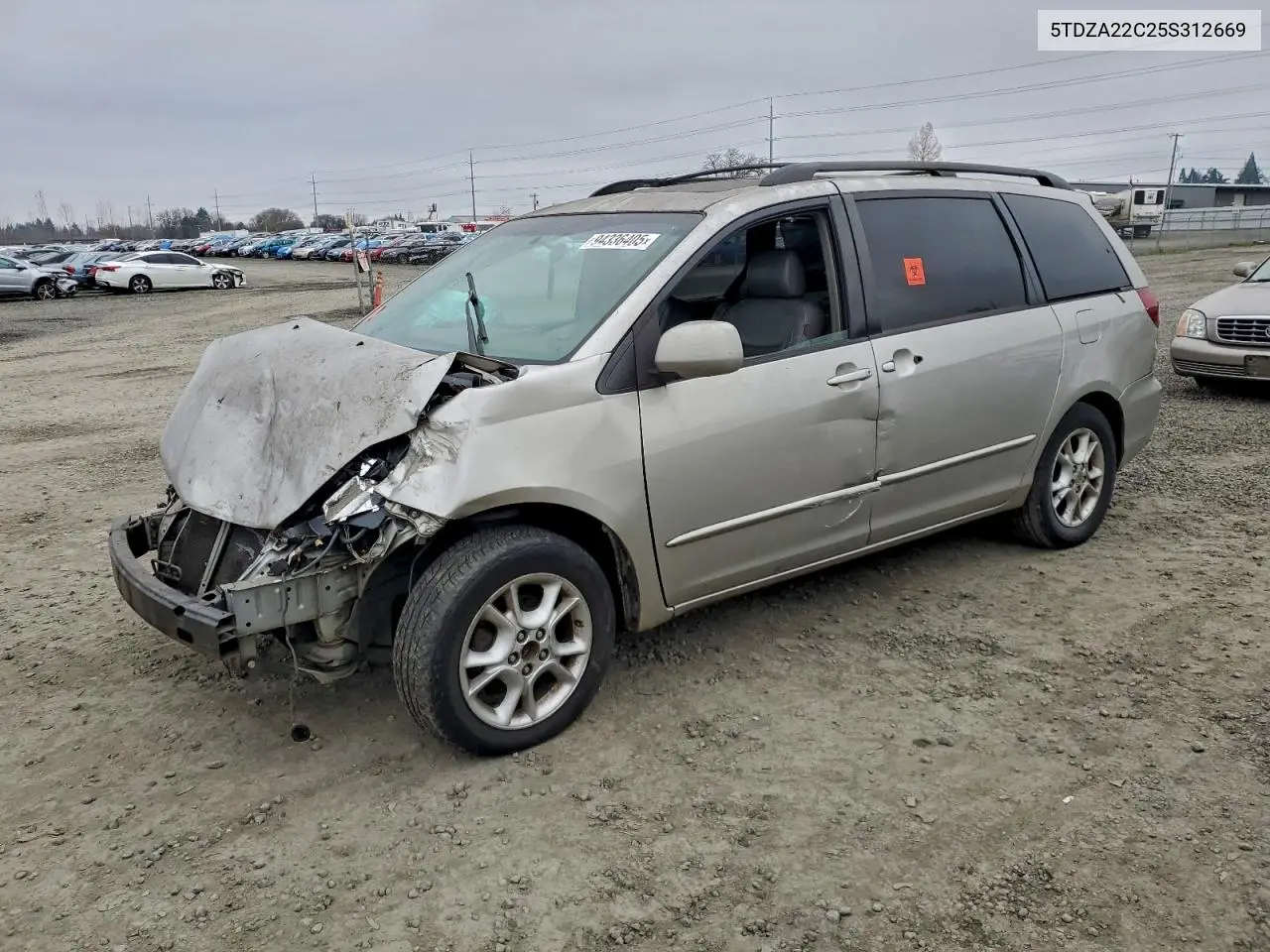5TDZA22C25S312669 2005 Toyota Sienna Xle