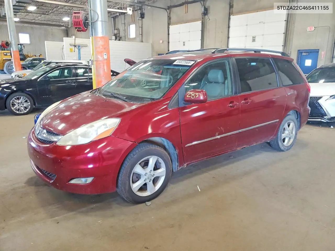 5TDZA22C46S411155 2006 Toyota Sienna Xle Limited 7 Passenger