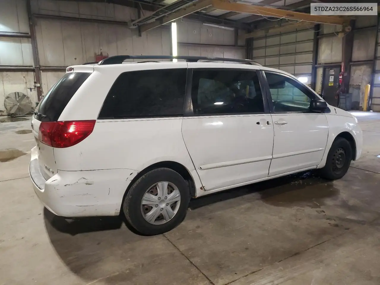 2006 Toyota Sienna Ce VIN: 5TDZA23C26S566964 Lot: 58212245