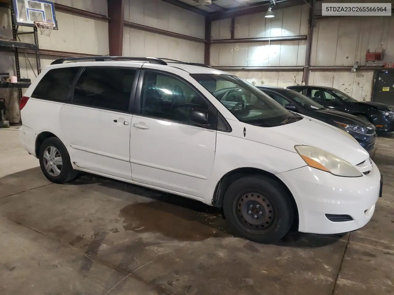 2006 Toyota Sienna Ce VIN: 5TDZA23C26S566964 Lot: 58212245