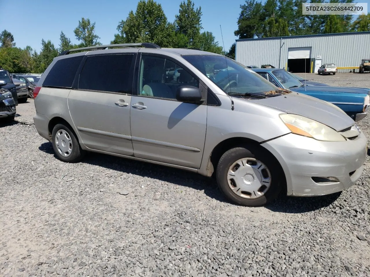 5TDZA23C26S442709 2006 Toyota Sienna Ce