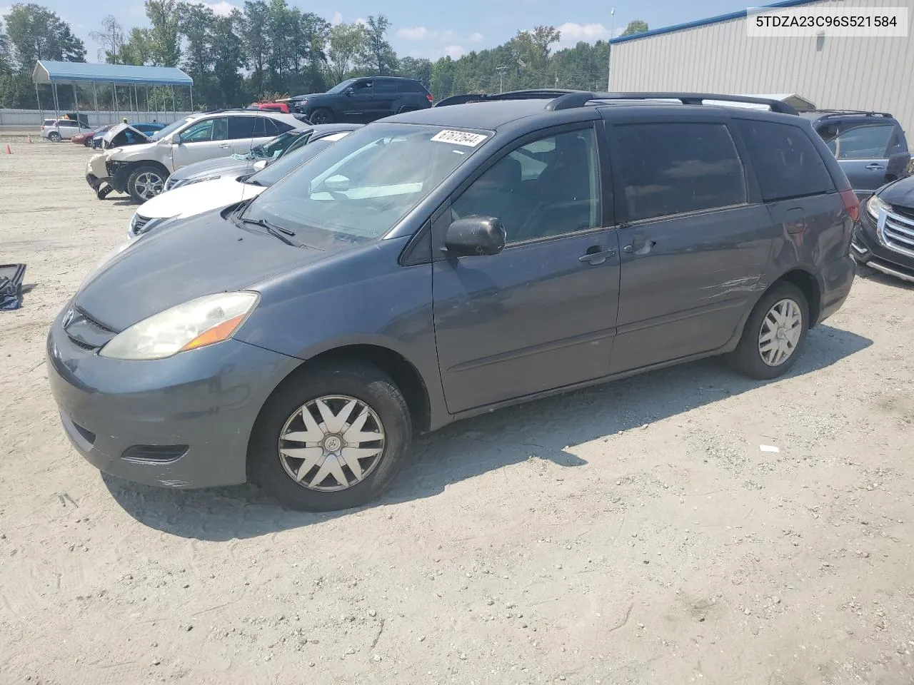 5TDZA23C96S521584 2006 Toyota Sienna Ce