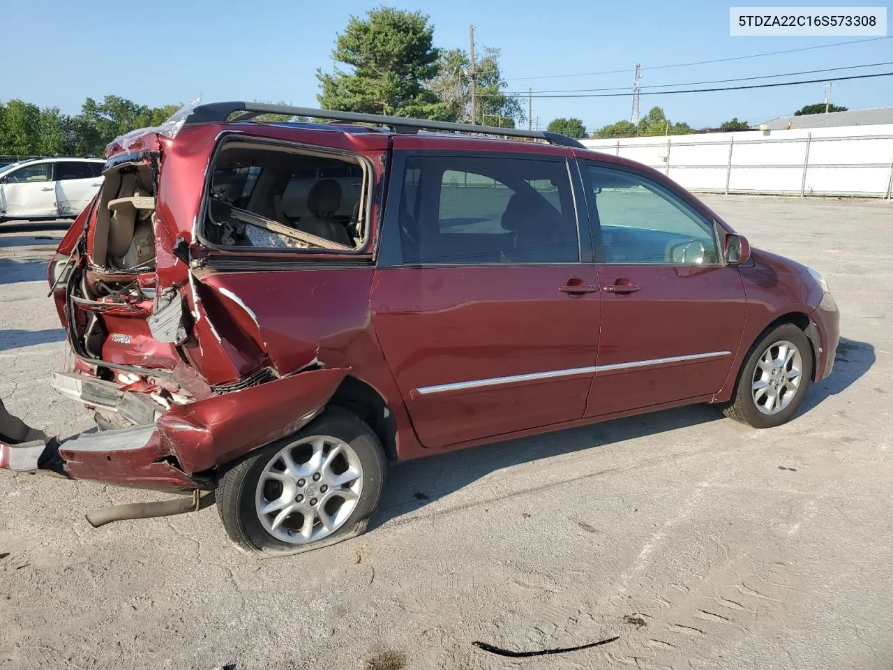 2006 Toyota Sienna Xle VIN: 5TDZA22C16S573308 Lot: 68743624