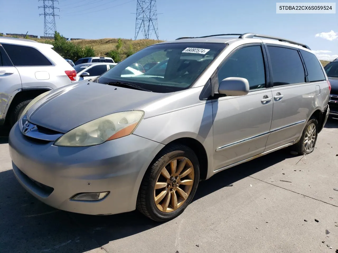 5TDBA22CX6S059524 2006 Toyota Sienna Xle