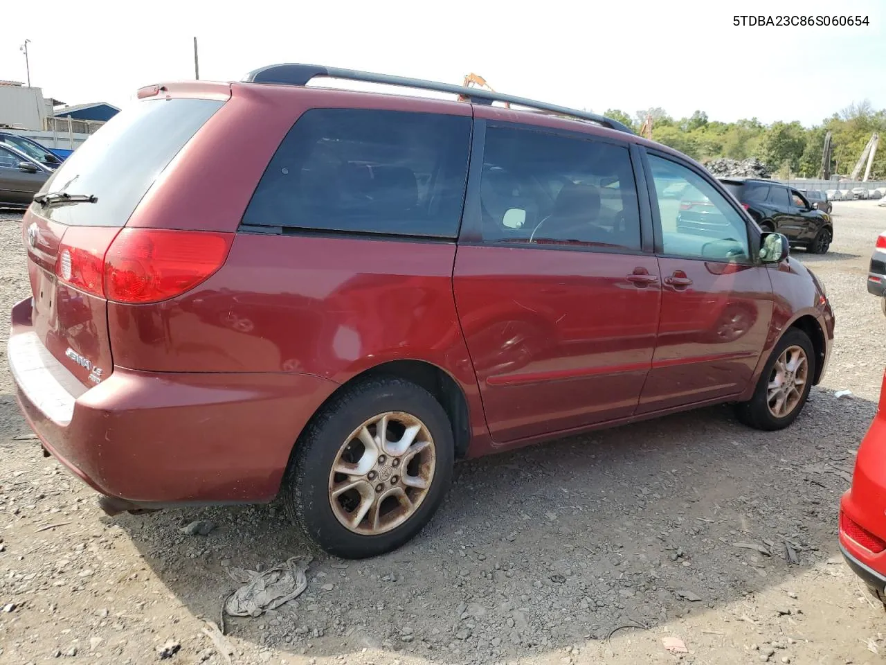 2006 Toyota Sienna Le VIN: 5TDBA23C86S060654 Lot: 71536874