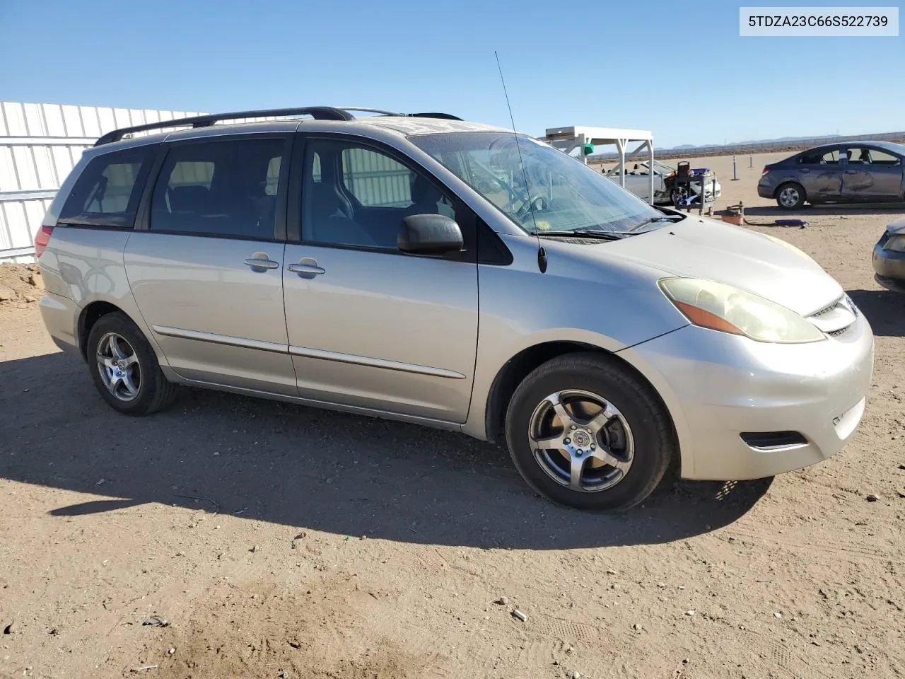 2006 Toyota Sienna Ce VIN: 5TDZA23C66S522739 Lot: 71876854