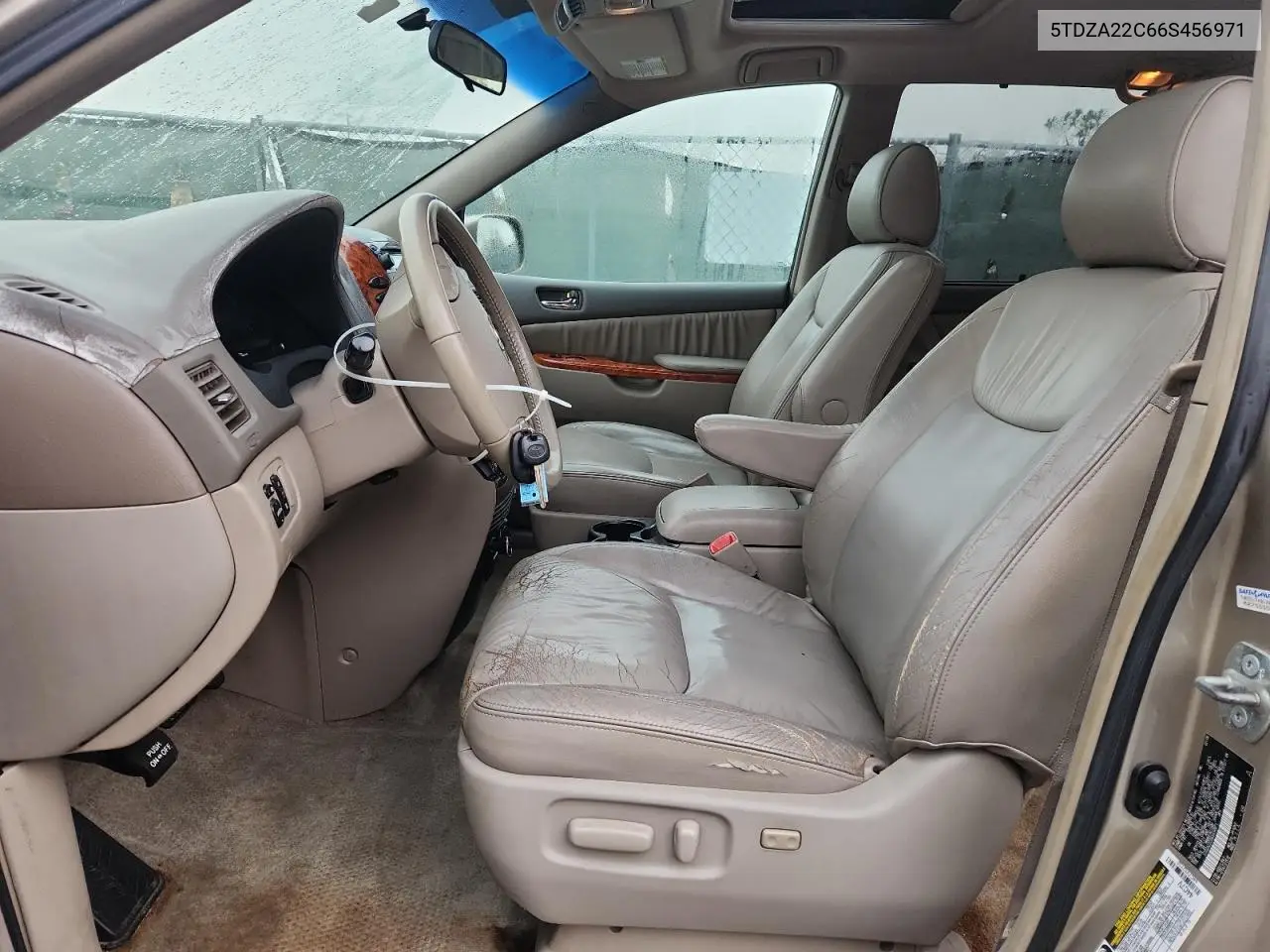 5TDZA22C66S456971 2006 Toyota Sienna Xle