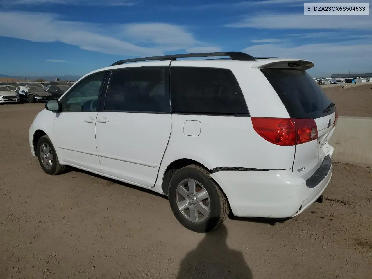 5TDZA23CX6S504633 2006 Toyota Sienna Ce