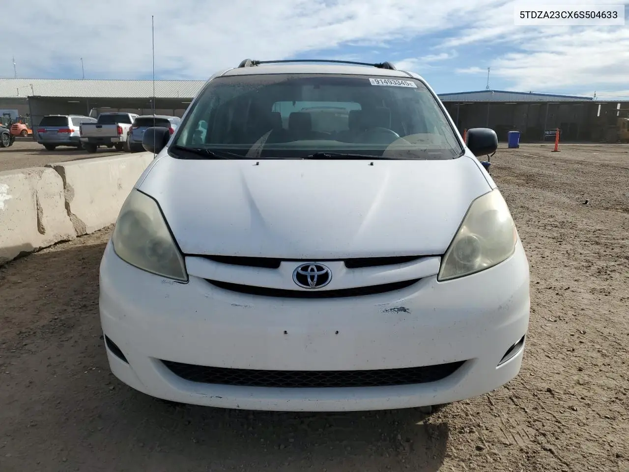 5TDZA23CX6S504633 2006 Toyota Sienna Ce