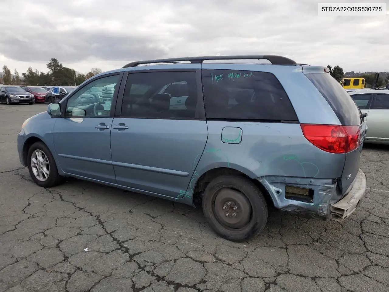 5TDZA22C06S530725 2006 Toyota Sienna Xle