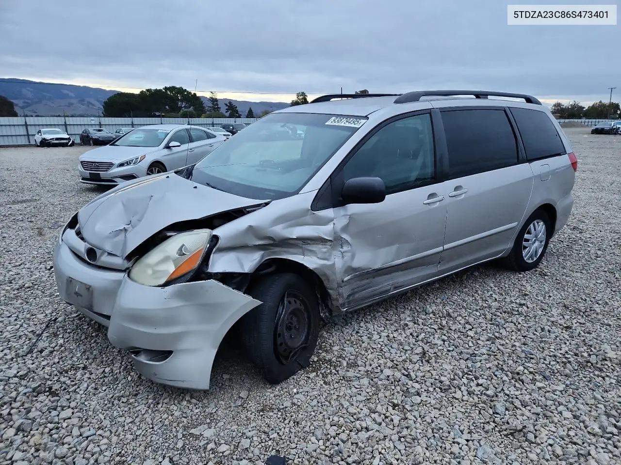 5TDZA23C86S473401 2006 Toyota Sienna Ce