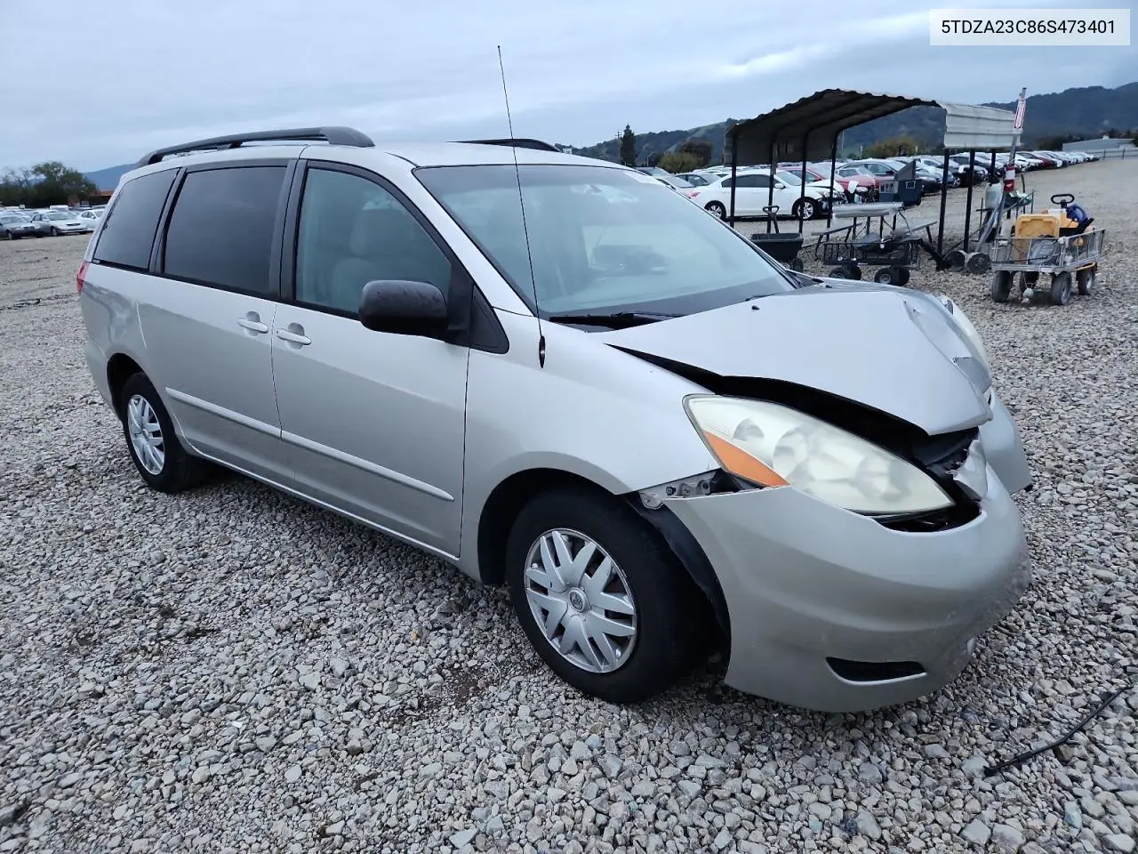 5TDZA23C86S473401 2006 Toyota Sienna Ce