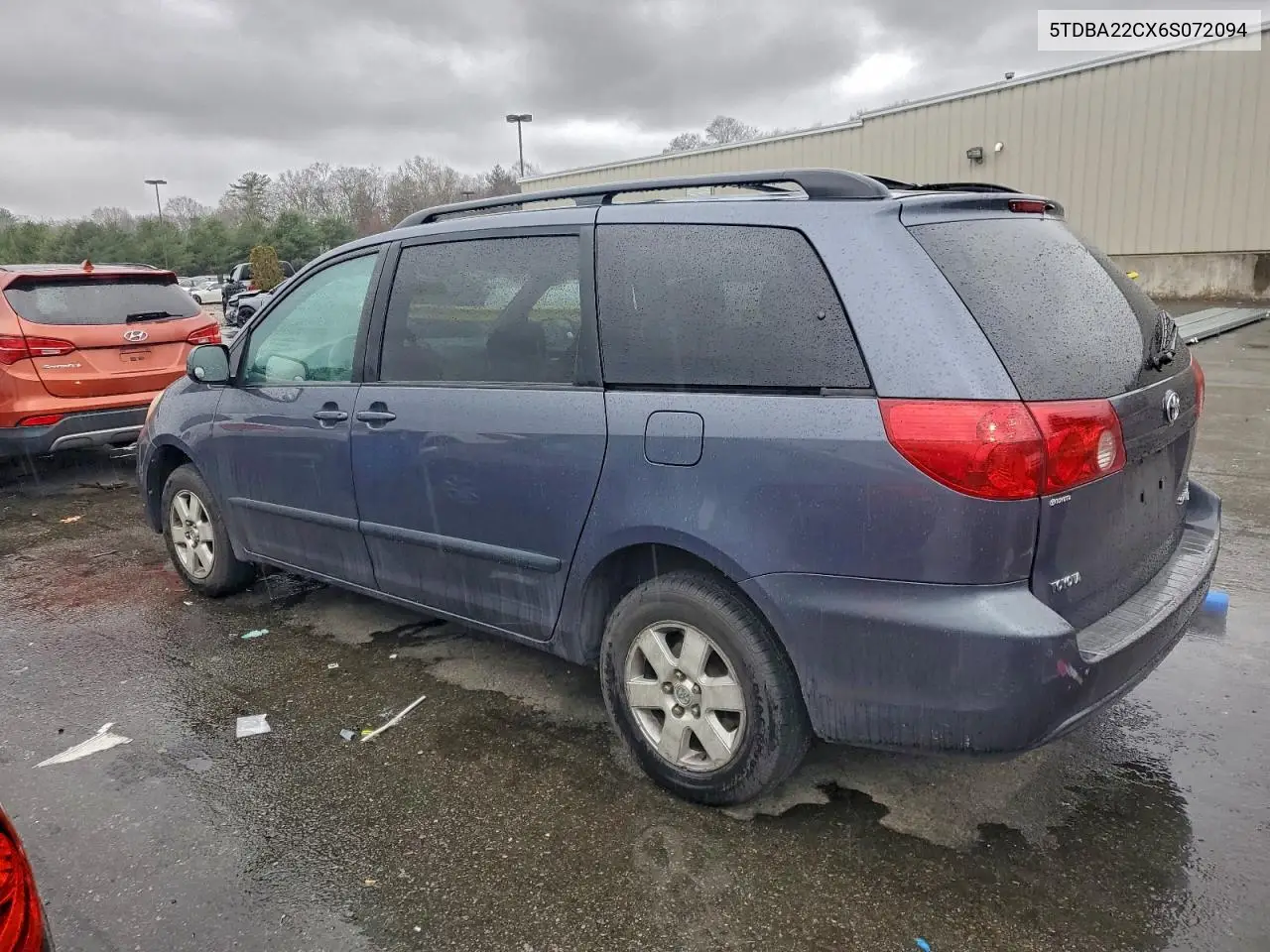 5TDBA22CX6S072094 2006 Toyota Sienna Xle