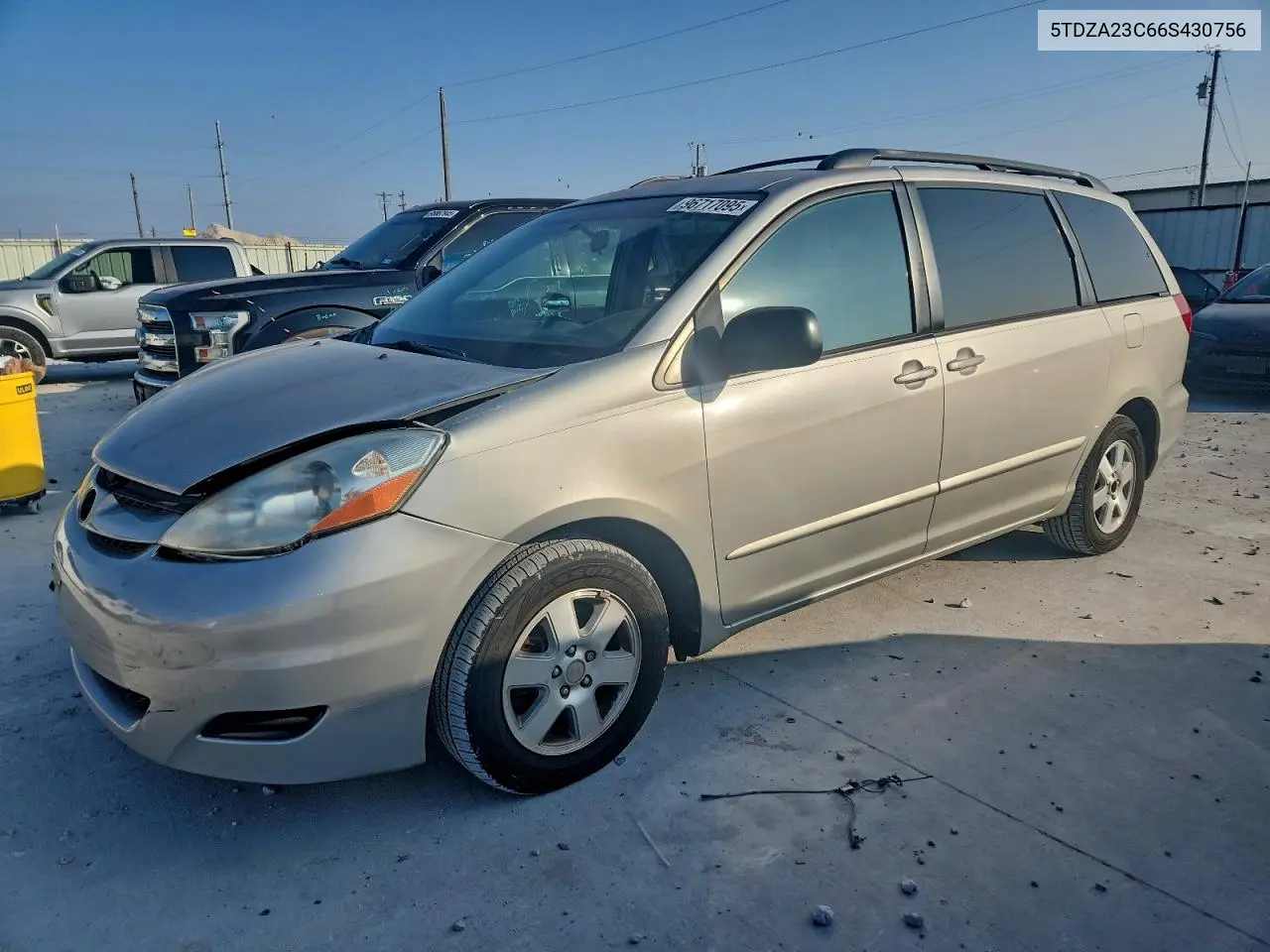 5TDZA23C66S430756 2006 Toyota Sienna Ce