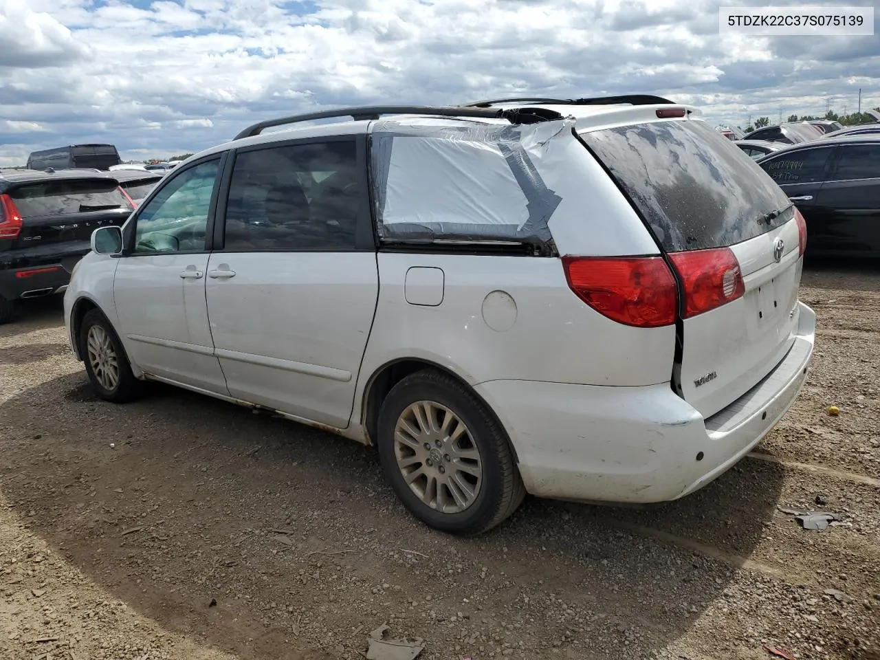 5TDZK22C37S075139 2007 Toyota Sienna Xle