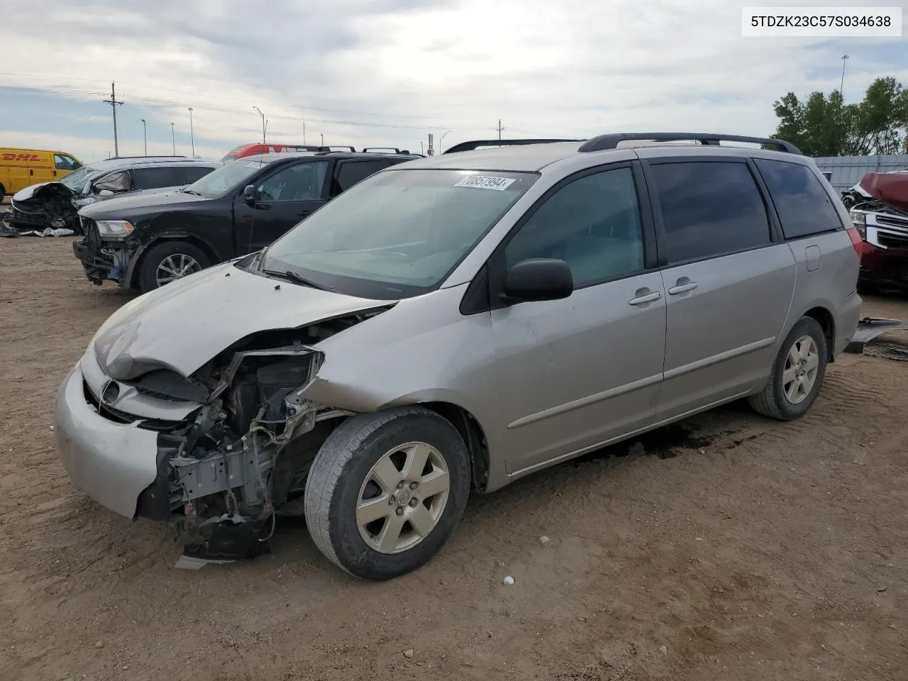 5TDZK23C57S034638 2007 Toyota Sienna Ce