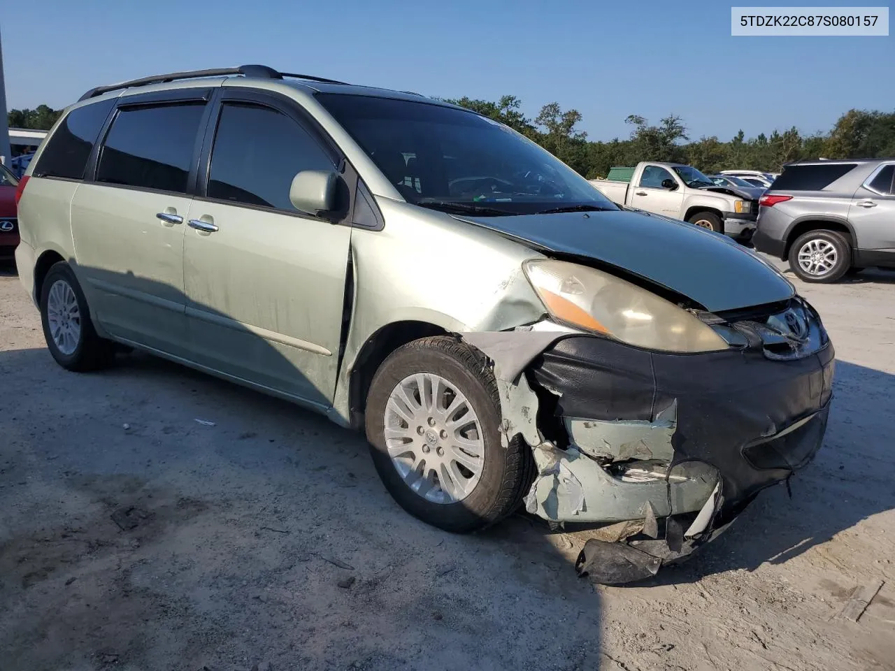 2007 Toyota Sienna Xle VIN: 5TDZK22C87S080157 Lot: 71535054