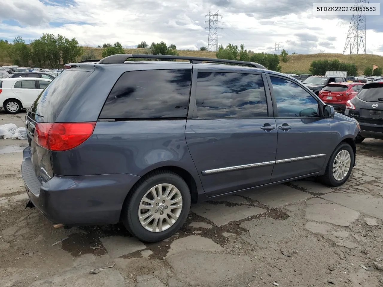 5TDZK22C27S053553 2007 Toyota Sienna Xle