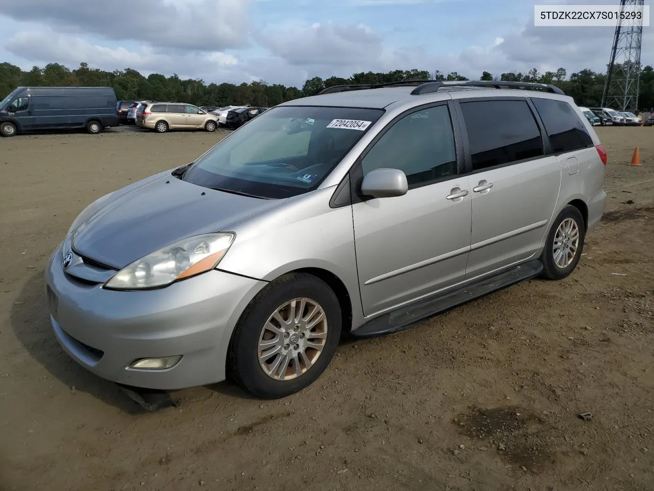 5TDZK22CX7S015293 2007 Toyota Sienna Xle