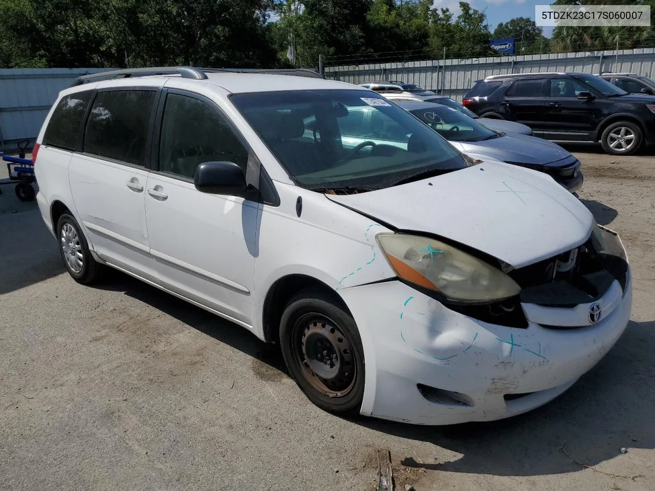 5TDZK23C17S060007 2007 Toyota Sienna Ce