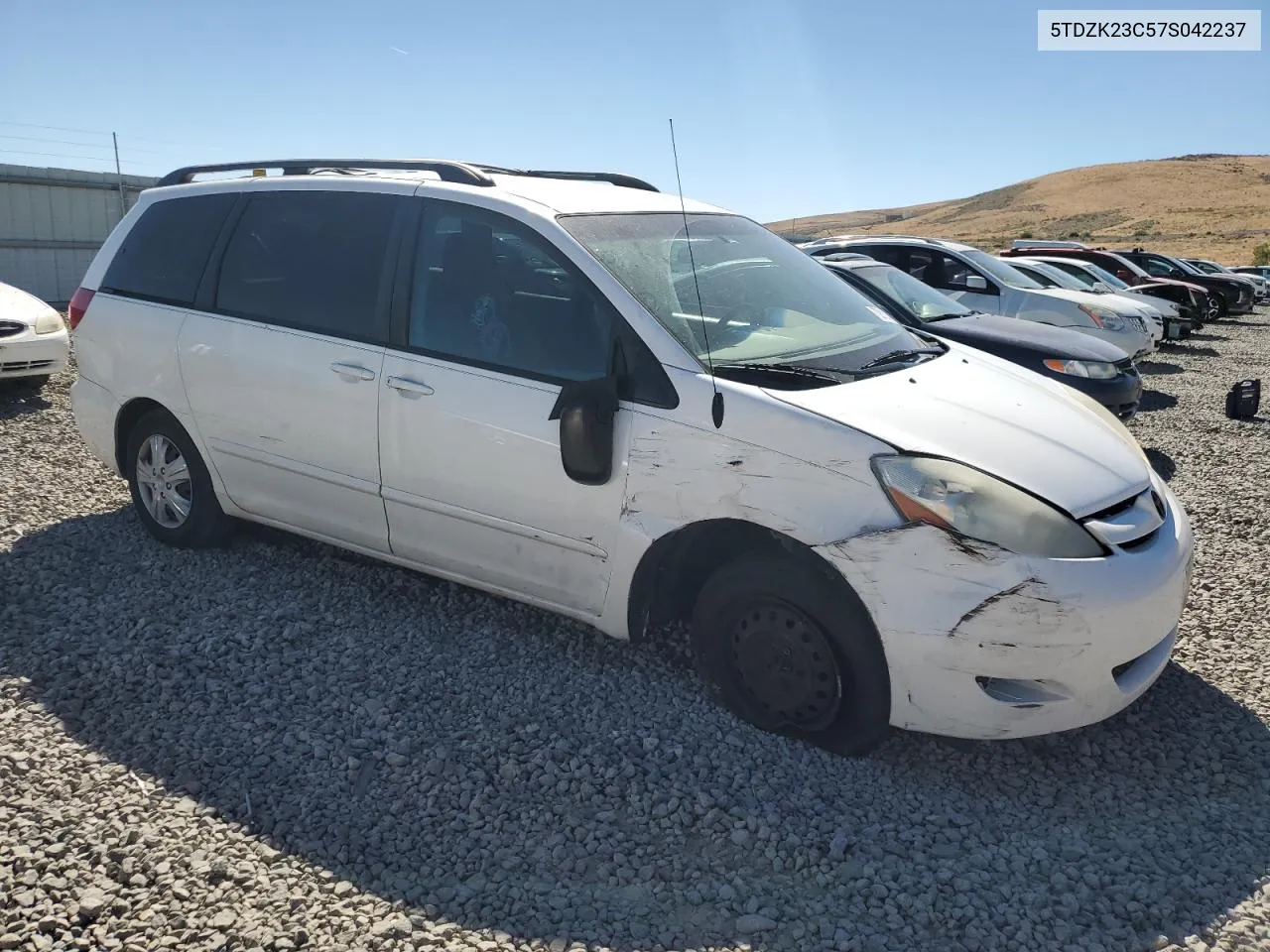 5TDZK23C57S042237 2007 Toyota Sienna Ce