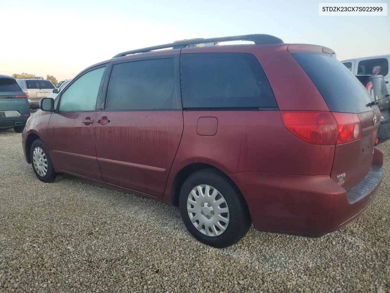 5TDZK23CX7S022999 2007 Toyota Sienna Ce