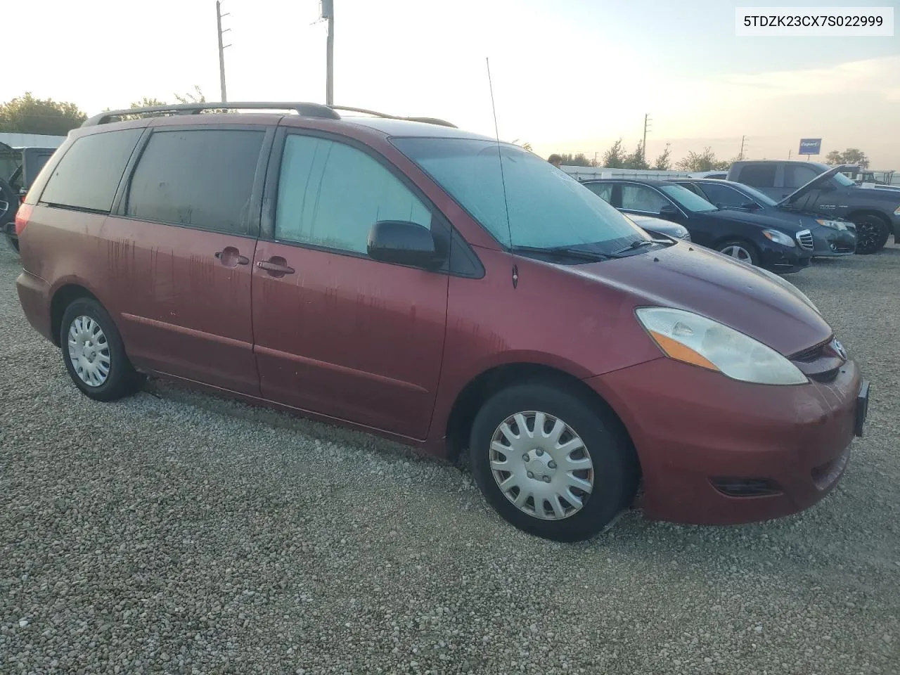 5TDZK23CX7S022999 2007 Toyota Sienna Ce