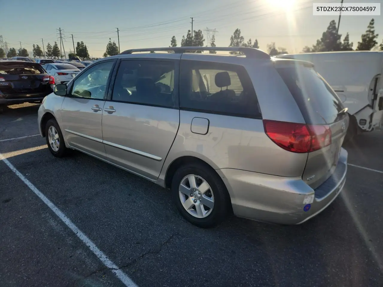 5TDZK23CX7S004597 2007 Toyota Sienna Ce