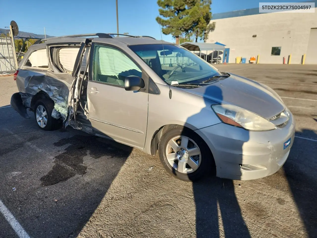 5TDZK23CX7S004597 2007 Toyota Sienna Ce