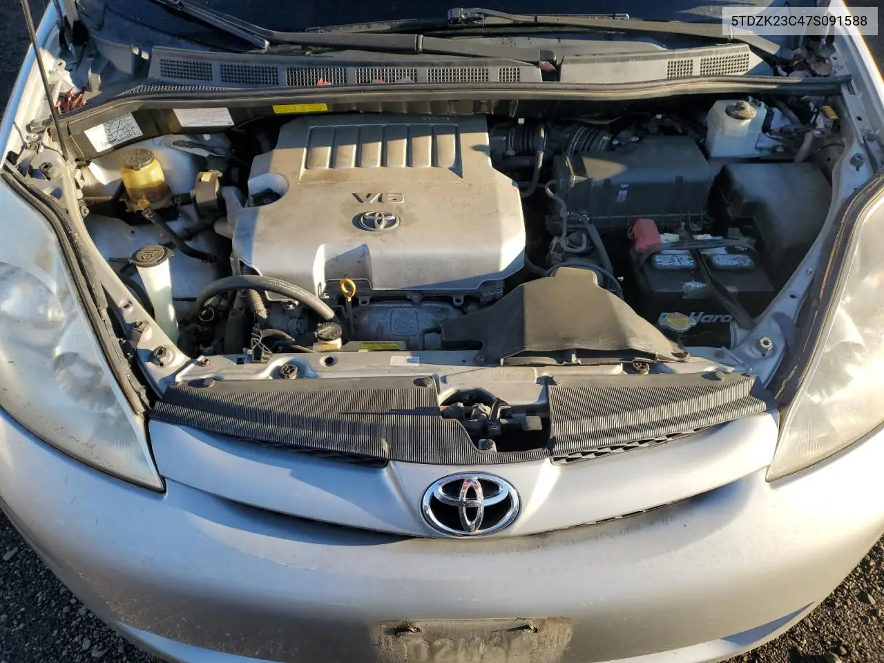 5TDZK23C47S091588 2007 Toyota Sienna Ce
