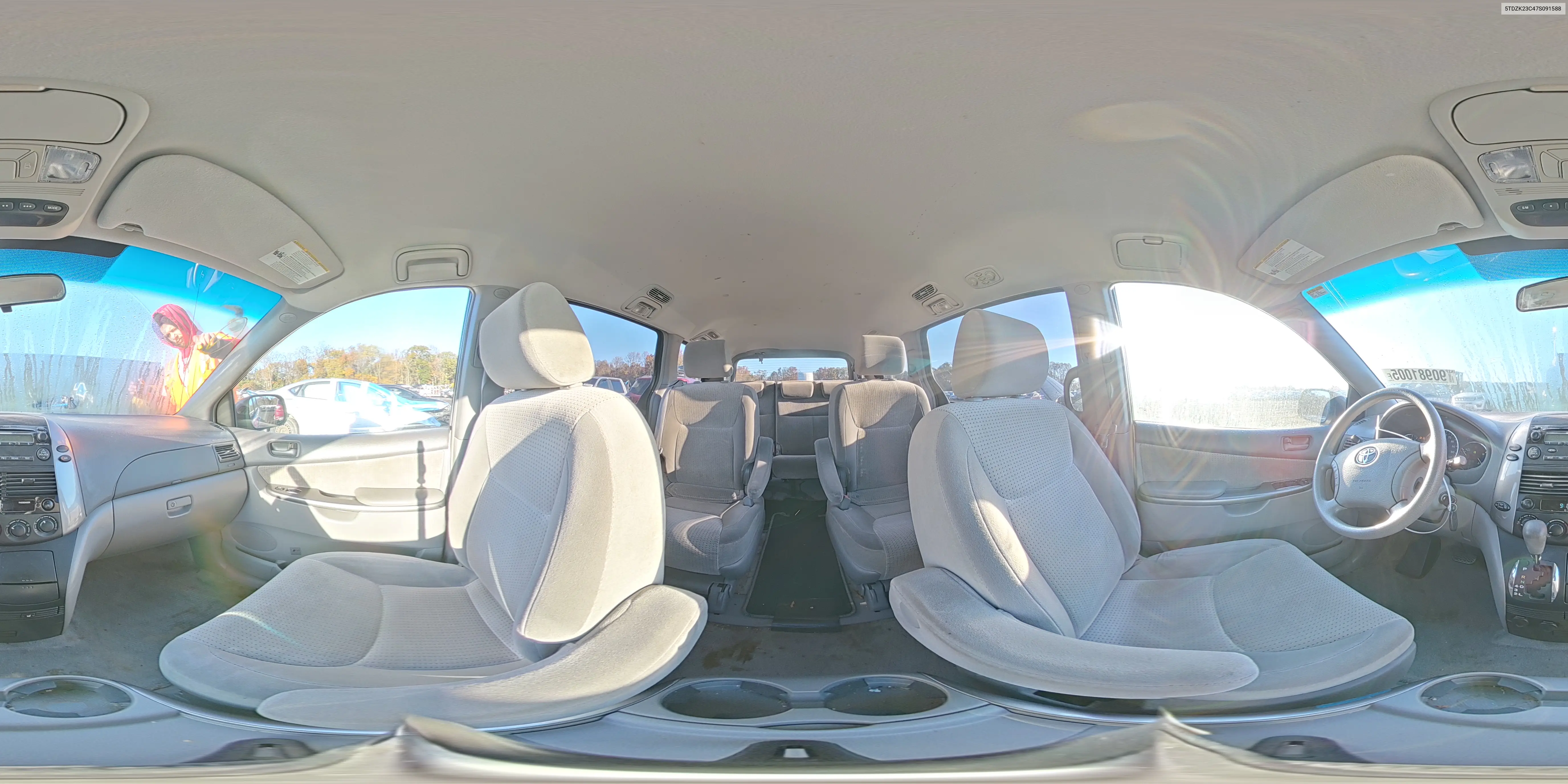 5TDZK23C47S091588 2007 Toyota Sienna Ce