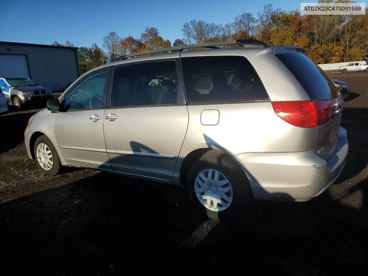 5TDZK23C47S091588 2007 Toyota Sienna Ce
