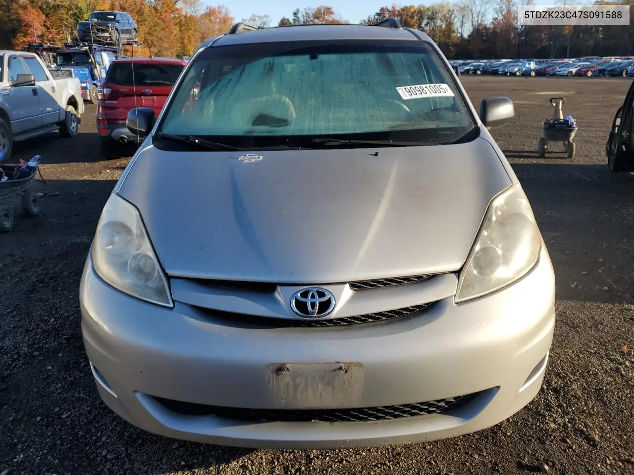 5TDZK23C47S091588 2007 Toyota Sienna Ce