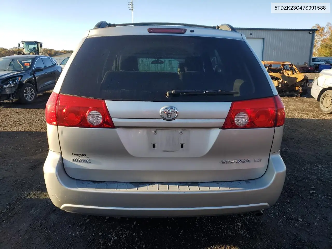 5TDZK23C47S091588 2007 Toyota Sienna Ce