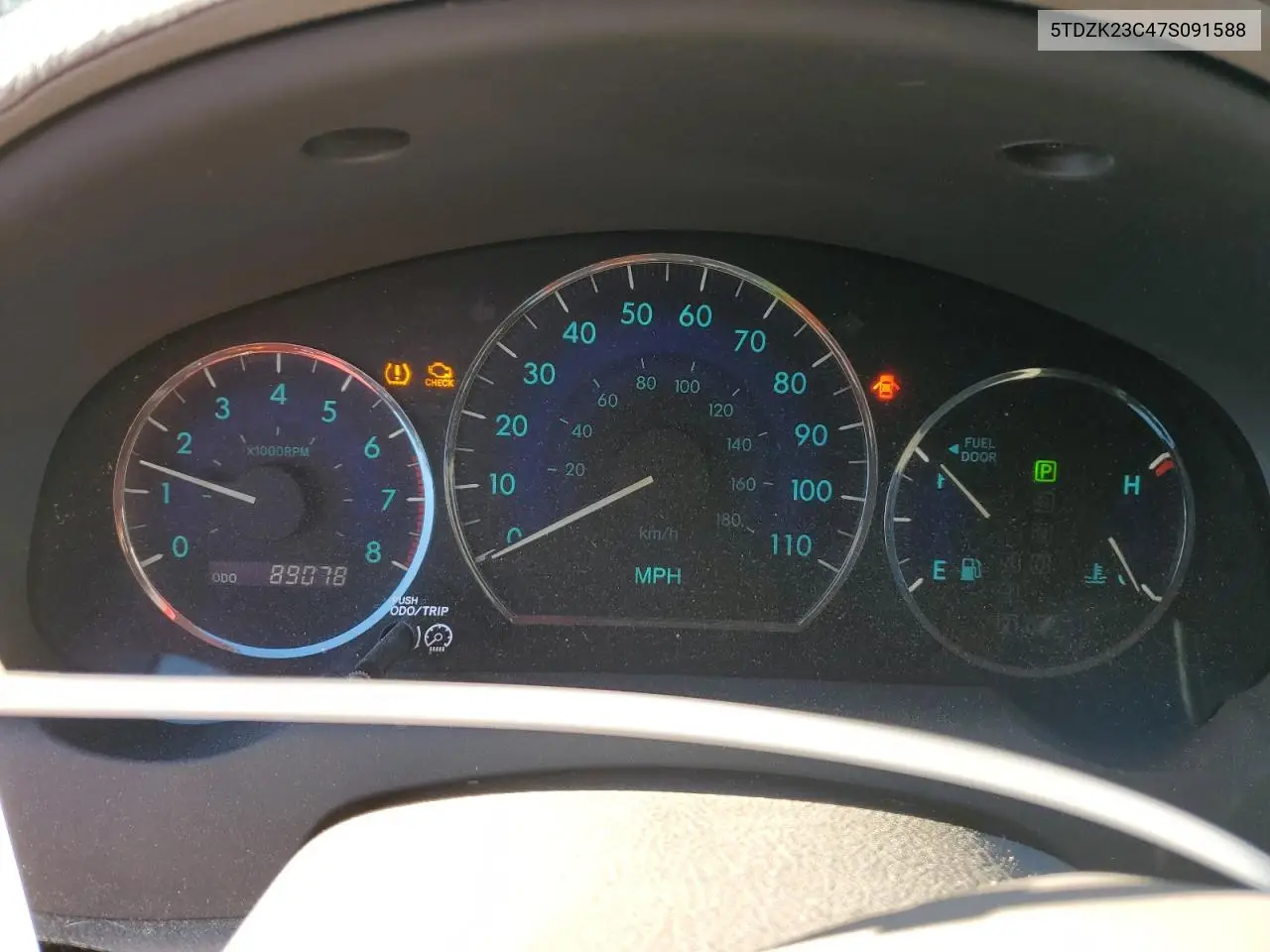 5TDZK23C47S091588 2007 Toyota Sienna Ce