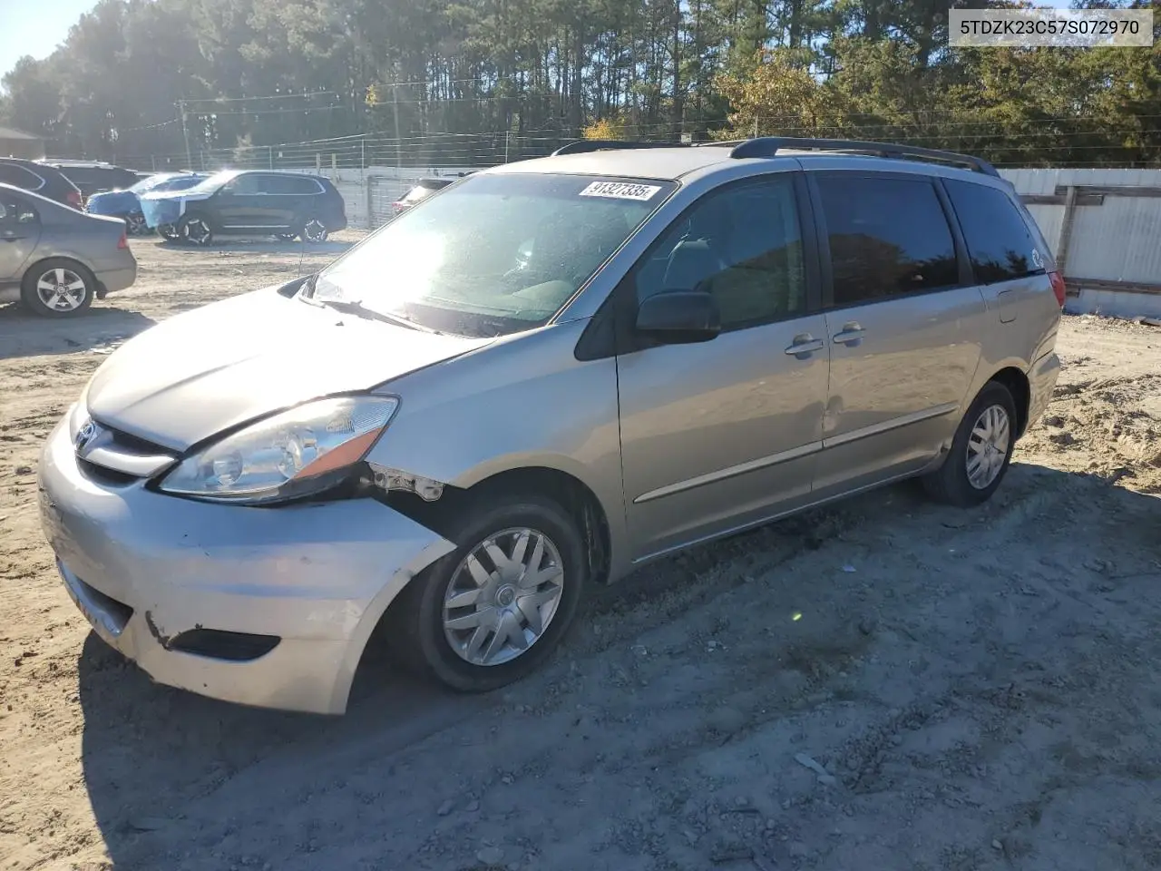5TDZK23C57S072970 2007 Toyota Sienna Ce