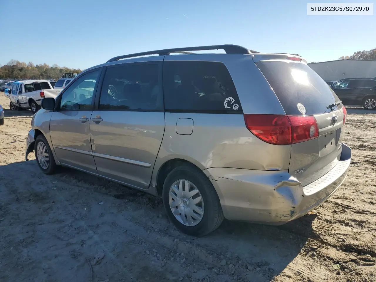 5TDZK23C57S072970 2007 Toyota Sienna Ce