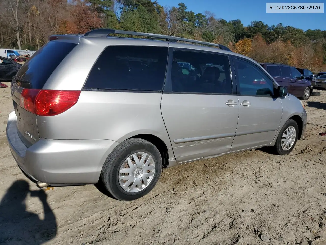 5TDZK23C57S072970 2007 Toyota Sienna Ce