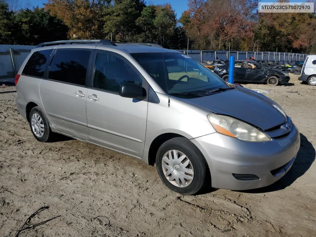 5TDZK23C57S072970 2007 Toyota Sienna Ce
