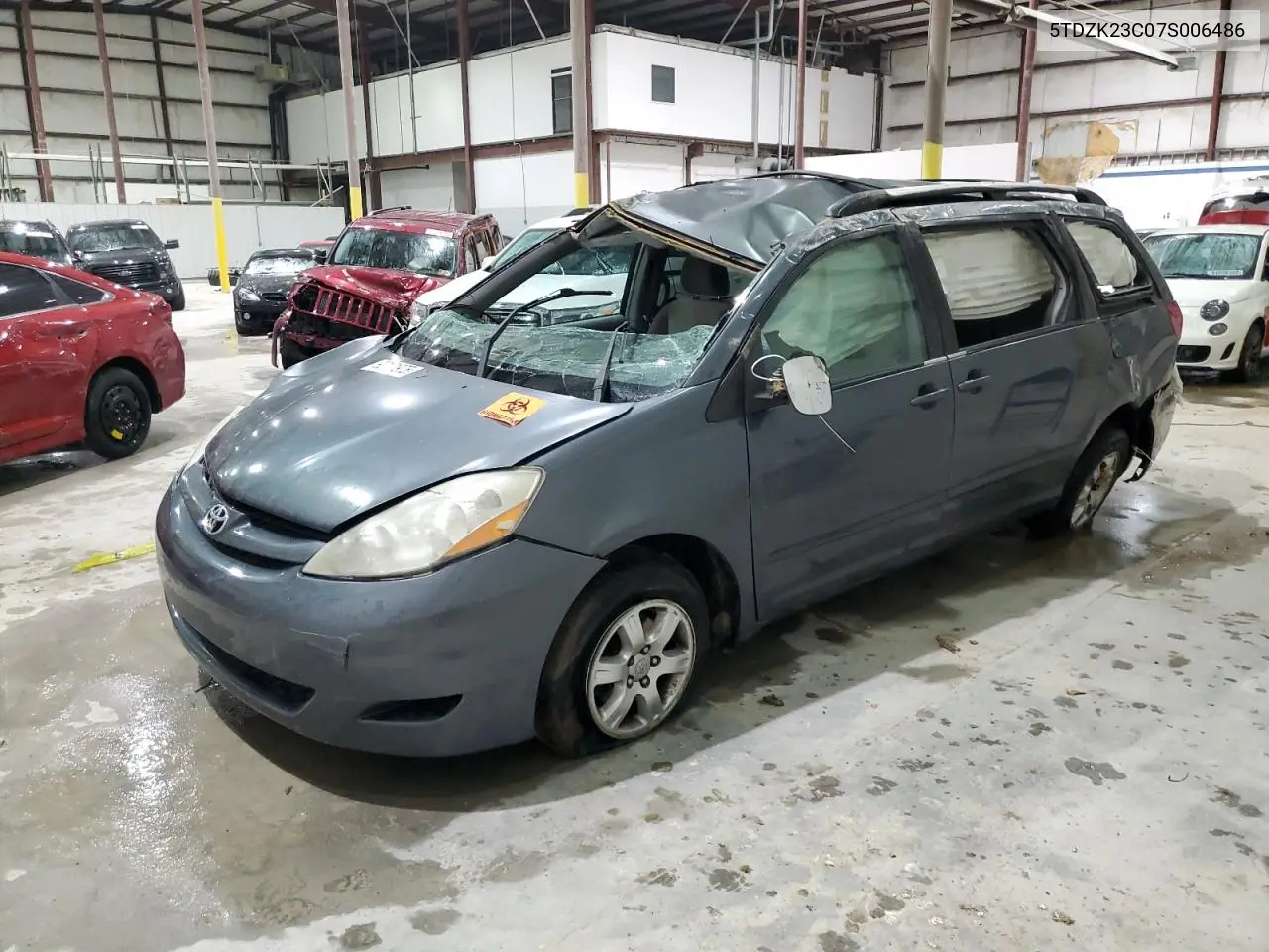 5TDZK23C07S006486 2007 Toyota Sienna Ce