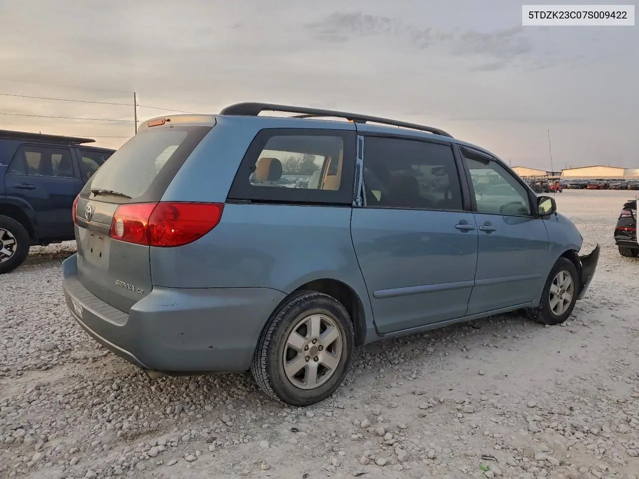 5TDZK23C07S009422 2007 Toyota Sienna Ce
