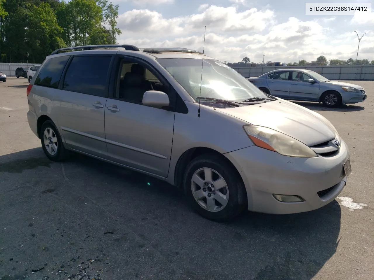 5TDZK22C38S147412 2008 Toyota Sienna Xle