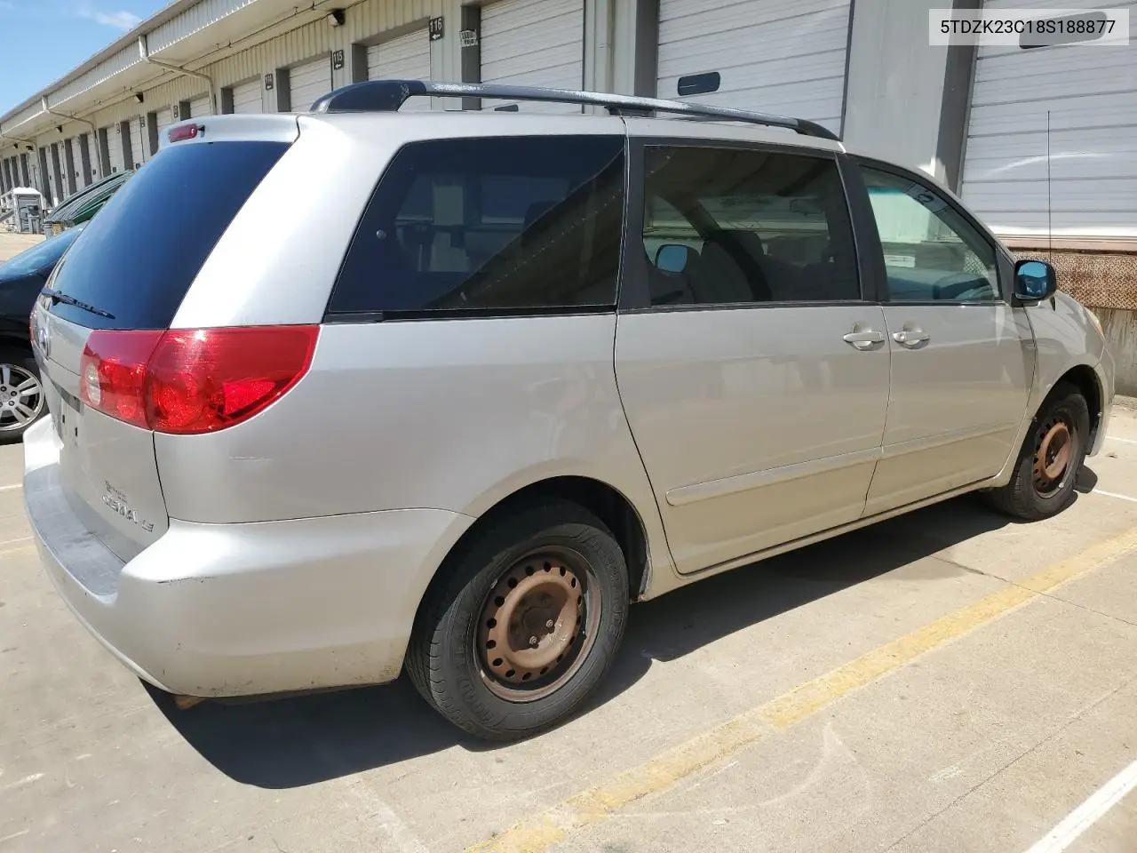 2008 Toyota Sienna Ce VIN: 5TDZK23C18S188877 Lot: 58404105