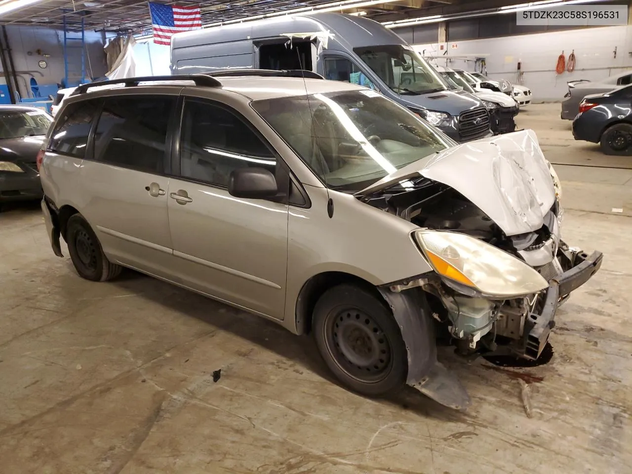 5TDZK23C58S196531 2008 Toyota Sienna Ce