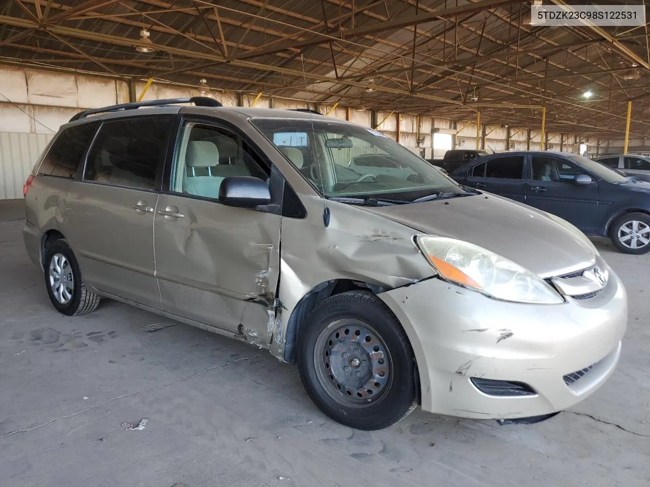 5TDZK23C98S122531 2008 Toyota Sienna Ce